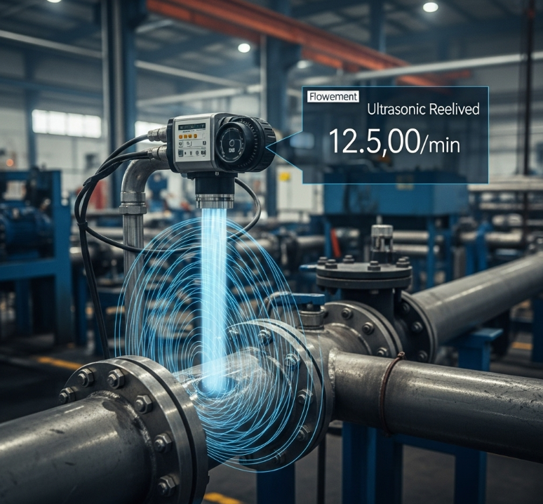 Flowmeter in operation 3